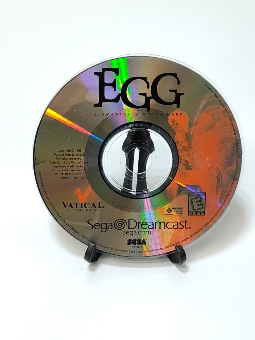 Sega Dreamcast EGG Elemental Gimmick Gear ARPG Video Game Disc Only